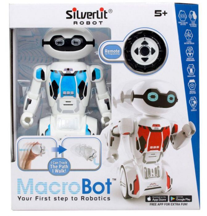 Игрушка Робот радиоуправляемый Mакробот Silverlit Macrobot 88045S-BLUE