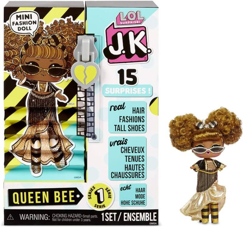 LOL Surprise JK Queen Bee мини кукла + 15 сюрпризов 570783