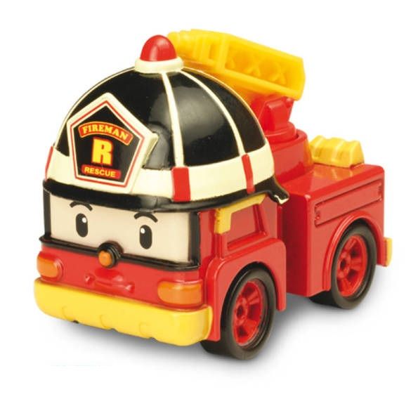 Рой металлическая пожарная машина 6 см Робокар Поли Robocar Poli 83161