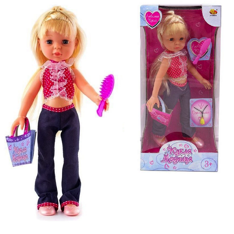 Кукла Модница блондинка с аксессуарами PT-00372BL