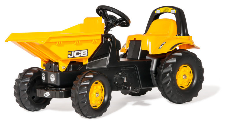 Трактор детский педальный Rolly toys Dumper Kid JCB 024247 от 2-х лет