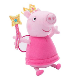 Мягкая игрушка Свинка Пеппа с волшебной палочкой 20 см Peppa Pig