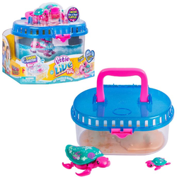 Интерактивная игрушка  Черепашка с малышом в аквариуме Moose Little Live Pets 28414