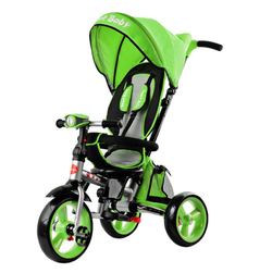 Трехколесный складной велосипед Smart baby TS2G зеленый
