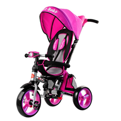 Трехколесный складной велосипед Smart baby TS2P розовый