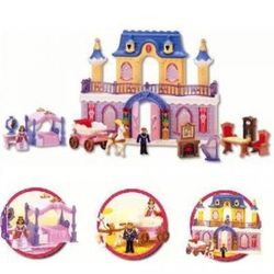 Кукольный домик Fantasy Palace дворец с каретой Keenway