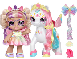 Игровой набор кукла  Kindi Kids Mystabella с единорогом  Rainbow Star 50248