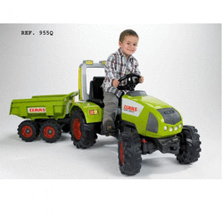 Трактор педальный с прицепом Falk 196 см зеленый FAL 955Q