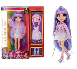 Кукла Rainbow High Surprise Violet Willow + 2 комплекта одежды 569602