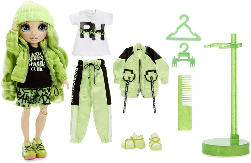 Кукла Surprise Rainbow High Jade Hunter + 2 комплекта одежды 569664