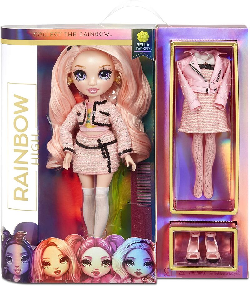 Кукла Rainbow High Surprise Bella Parker + 2 комплекта одежды 570738