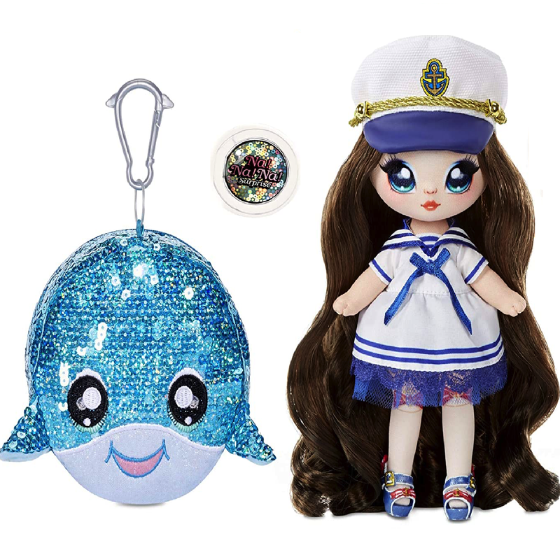 Кукла Na Na Na Surprise Блестящая серия 1 Sparkle - Sailor Blu 573753