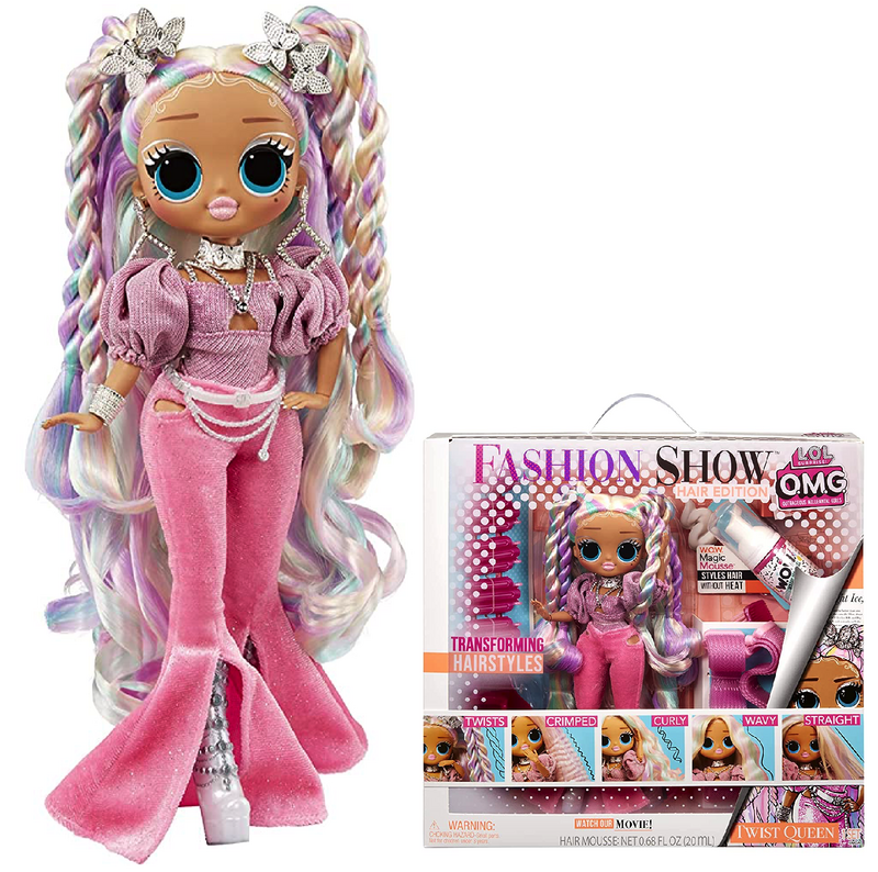 Кукла LOL Surprise OMG Fashion Show Hair Edition Twist Queen 584292