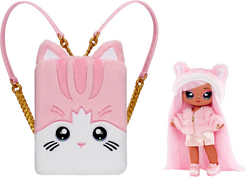 Набор Na Na Na Surprise Pink Kitty Рюкзак Спальня 3в1 с куклой Reena De La Rosa 585589