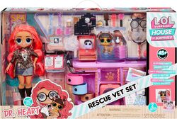 Набор LOL Surprise OMG Rescue Vet Set ветеринарная клиника 45 сюрпризов 591559