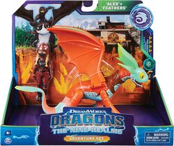 Дракон с викингом DreamWorks Dragons "The 9 Worlds" Alex and Feathers 6066720 Spin Master