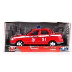 Машина Технопарк Lada 110 пожарная A553-H11058