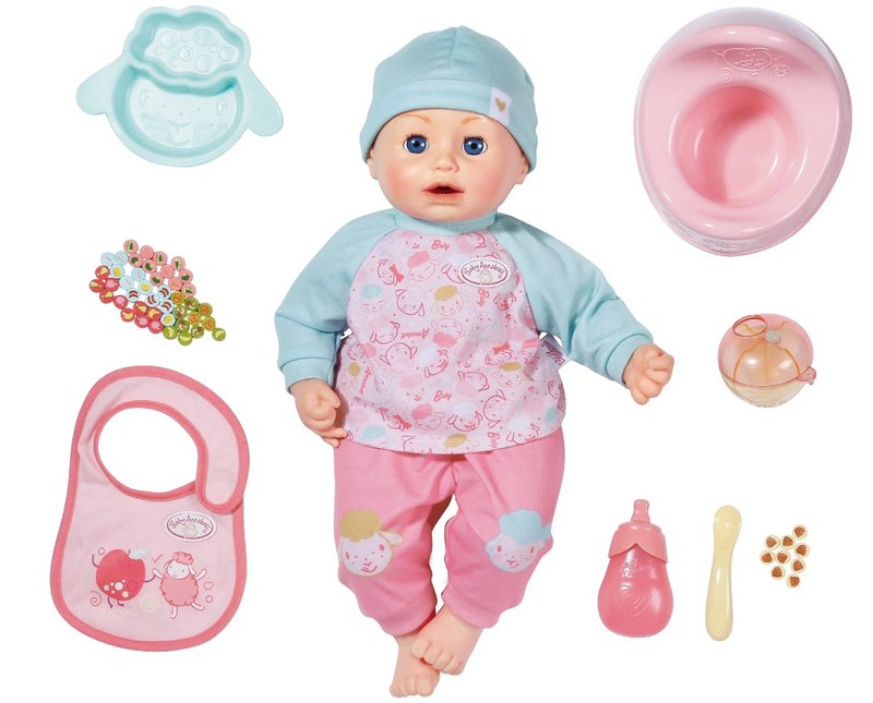 Кукла интерактивная Baby Annabell "Время обедать" Zapf Creation 43 см 703-601