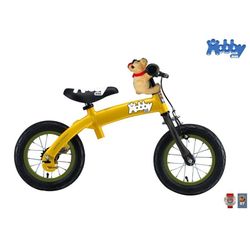 Велобалансир-велосипед Hobby-bike yellow aluminium +педали