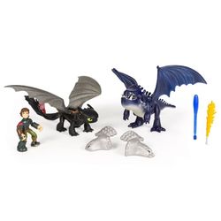 Игрушки Драконы Dragons 2 Набор из 3 фигурок: Иккинг, Беззубик, Бронированный дракон 66599/2