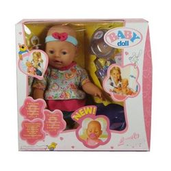 Пупс Baby Doll (пьет, сосет соску, писает) B553177