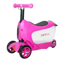 Самокат каталка Vip Toys Midou-G розовый со съемным сиденьем